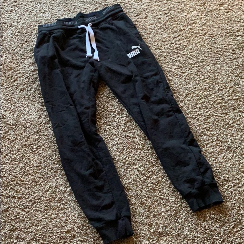 Puma Black Jogger Sweatpants